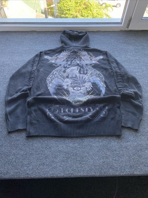  Opium Punk Gothic Cipo Baxx Tattoo Black Sweater Mens Xl Rare  y2k emo alt