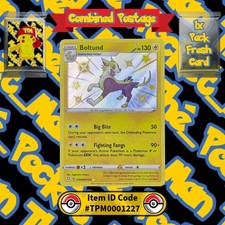 Pokémon TCG Boltund Shining Fates SV040/SV122 Shiny Holo Rare
