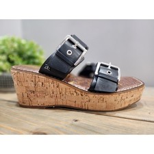 Sam Edelman Anna Sandals Size 7M Cork Platfor...