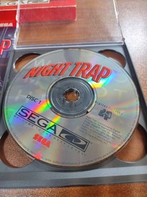 Sega CD Night Trap Red Box Release (1992) CiB with Manual VGC Clean Box!