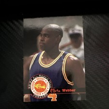 Classic 1994 Chris Webber #13 Golden State Warriors NBA All-Rookie Card