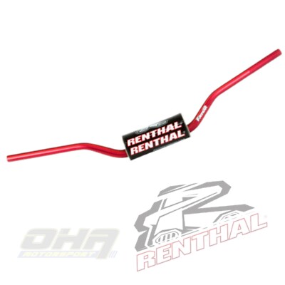 Renthal 604 FATBAR Motocross MX Off Road Lenker Bars RC CRF KX KXF - ROT