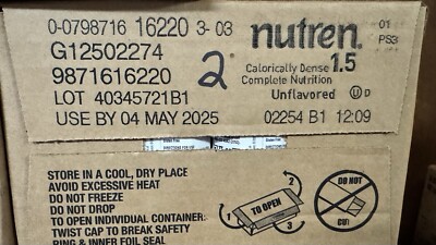 Nutren 1.5 Tube Feeding Formula Unflavored Formerly Vanilla 8.45 oz Carton 24 Ct