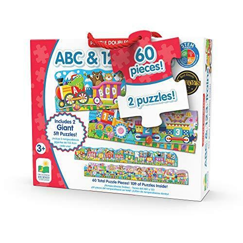 The Learning Journey: Puzzle Doubles - Giant ABC & 123 Train Floor  