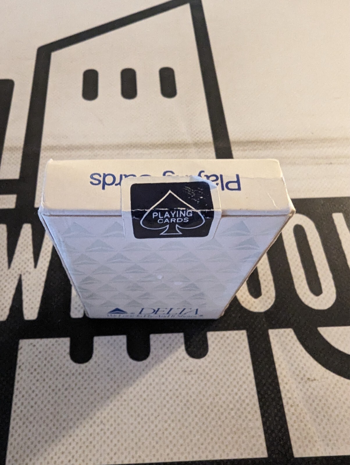 Delta Airlines Plastic Coated Playing Cards - Sealed!