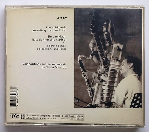 Flavio Minardo CD Aray - Indian Classical Jazz Tabla and Sitar - Foto 2 di 2