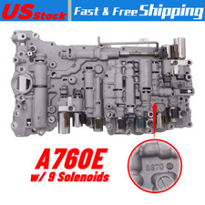A760 A760E Transmission Valve Body W/9 Solenoids Casting#8870 For Toyota Sequoia