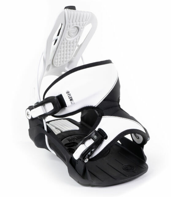Flow 2020 Alpha White Stormtrooper Snowboard Bindings - Large