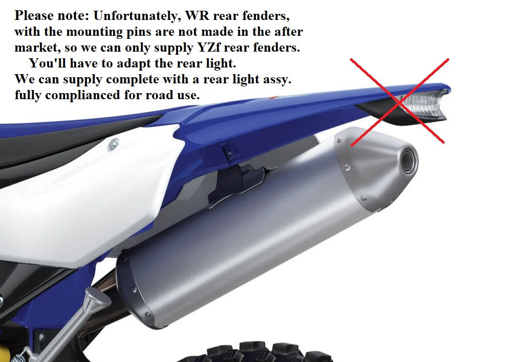 Yamaha WR450F 2019-2023 WR250F 2020-2024 FULL Plastics kit