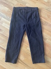 vintage handmade unisex pure wool slim fit trousers navy 31  