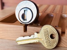 Hudson USPS Postal Lock Cylinder w/ Key Locks...