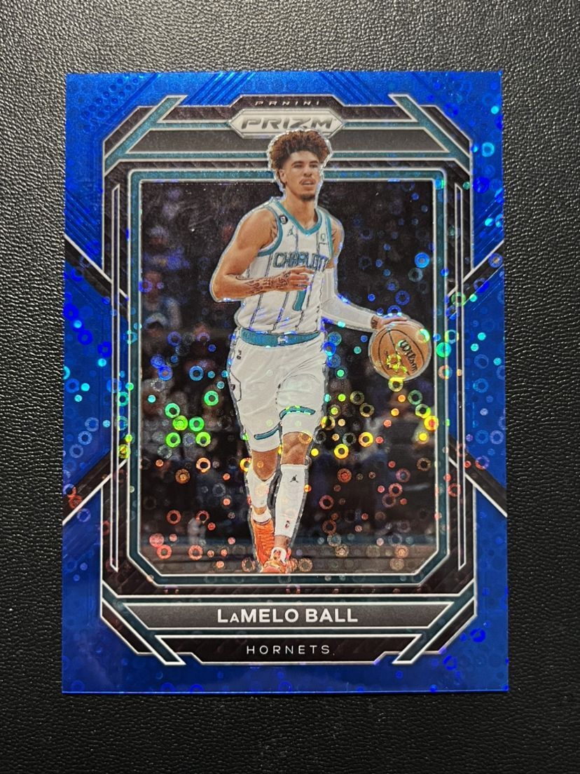 Lamelo Ball 2022-23 Prizm #150 Fast Break Blue Prizm #'d 110/150