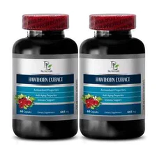 Nutrient Boost - HAWTHORN EXTRACT - Energy Enhancement 2 Bottles 120 Capsules