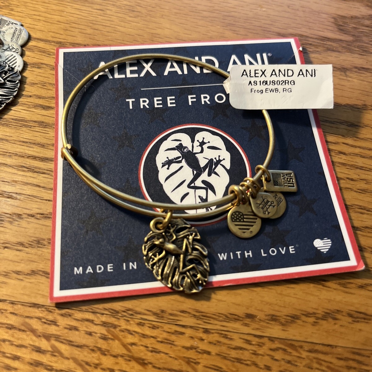 NWT Alex And Ani 'TREE FROG
