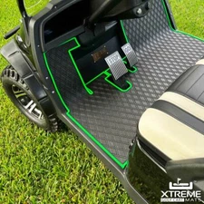 Xtreme Mats ICON/AdvancedEV EV1 Golf Cart Mat Full Coverage Floor Liner - GREEN
