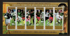 Gambia 2002 - World Cup Soccer - Sheet of 6 Stamps - Scott #2654 - MNH