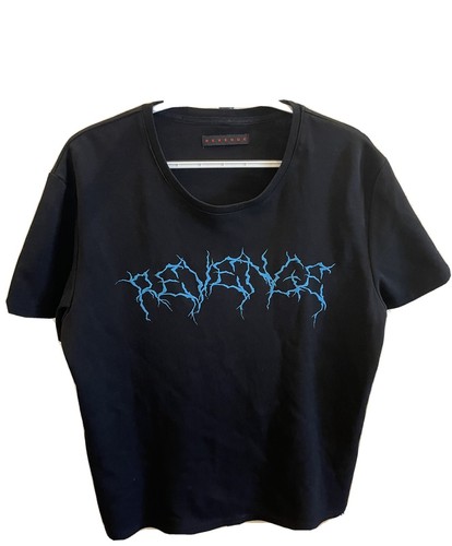 Revenge T Shirt Blue Logo Size Medium 