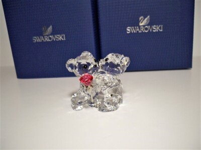SWAROVSKI KRIS BEAR A ROSE FOR YOU 1077419 / 5076625 | eBay