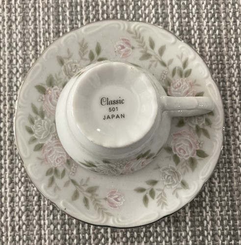 Vintage Sheffield Fine China Demitasse Espresso Cup/Saucer, Classic #501 Japan - Picture 2 of 12
