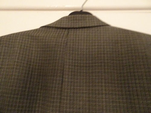 MENS SMART JACKET 40ins CHEST BURTONS BLACK /GREY DESIGN REGULAR FIT - Picture 8 of 10