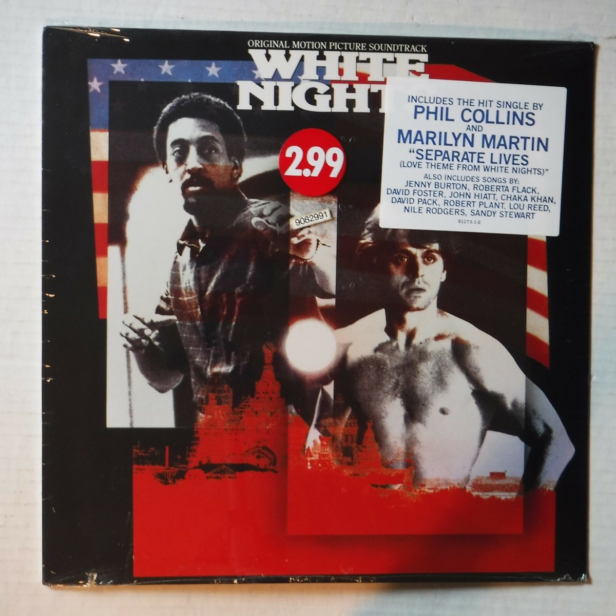 WHITE NIGHTS – SEALED ORIGINAL SOUNDTRACK – 12 INCH 33 RPM VINYL