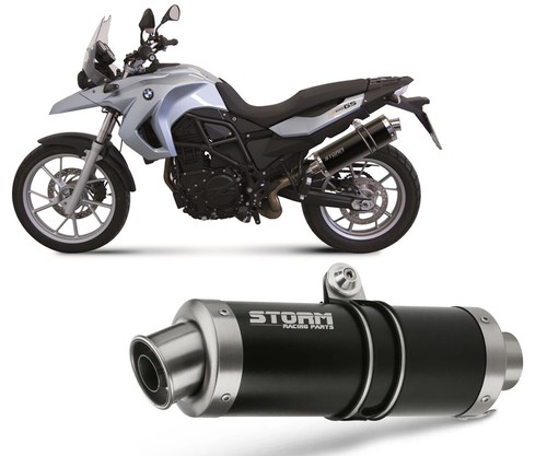 DOMINATOR Schalldämpfer Für BMW F650GS 2008-2012 - Sport-Auspuff, Edelstahl, DB-Killer