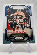 2024 Panini WNBA Monopoly Prizm Aaliyah Edwards Base Rookie Card #13 - Mystics