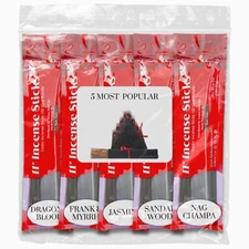 Incense Sticks 11'' Variety Pack 500 Sticks MOST POPULAR Hand Dipped Wholesale