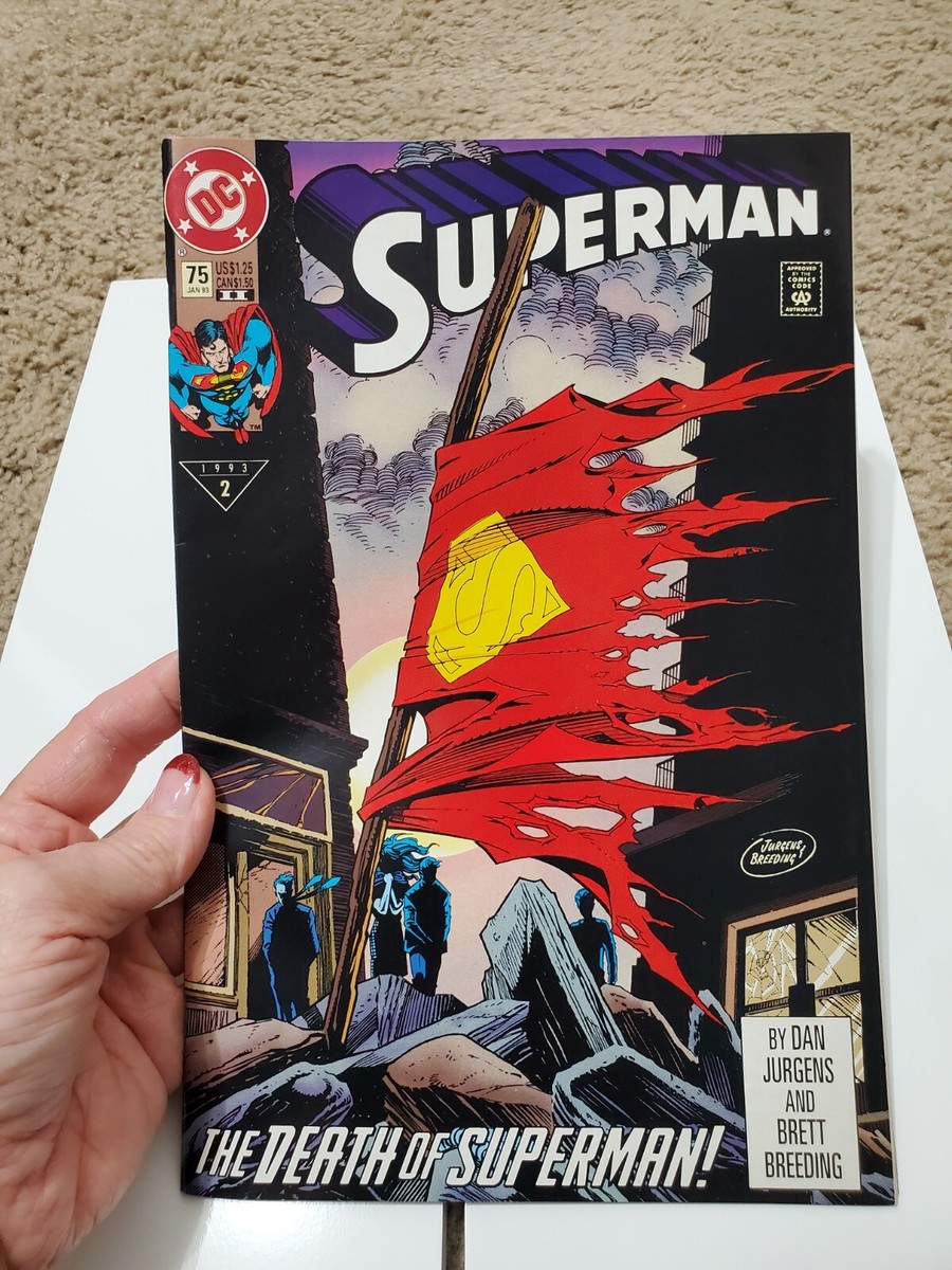 DC Comics Superman #75 January 1993 The Death of Superman! Comic
