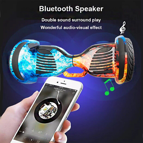 10" 8" Electric Hoverboard Bluetooth Speaker LED Light Self Balancing Board UL🎁 - Picture 28 of 34