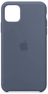 iPhone 11 Pro Max Hülle Original Apple Silikon Handyhülle MXO32ZM/A Alaskan Blau