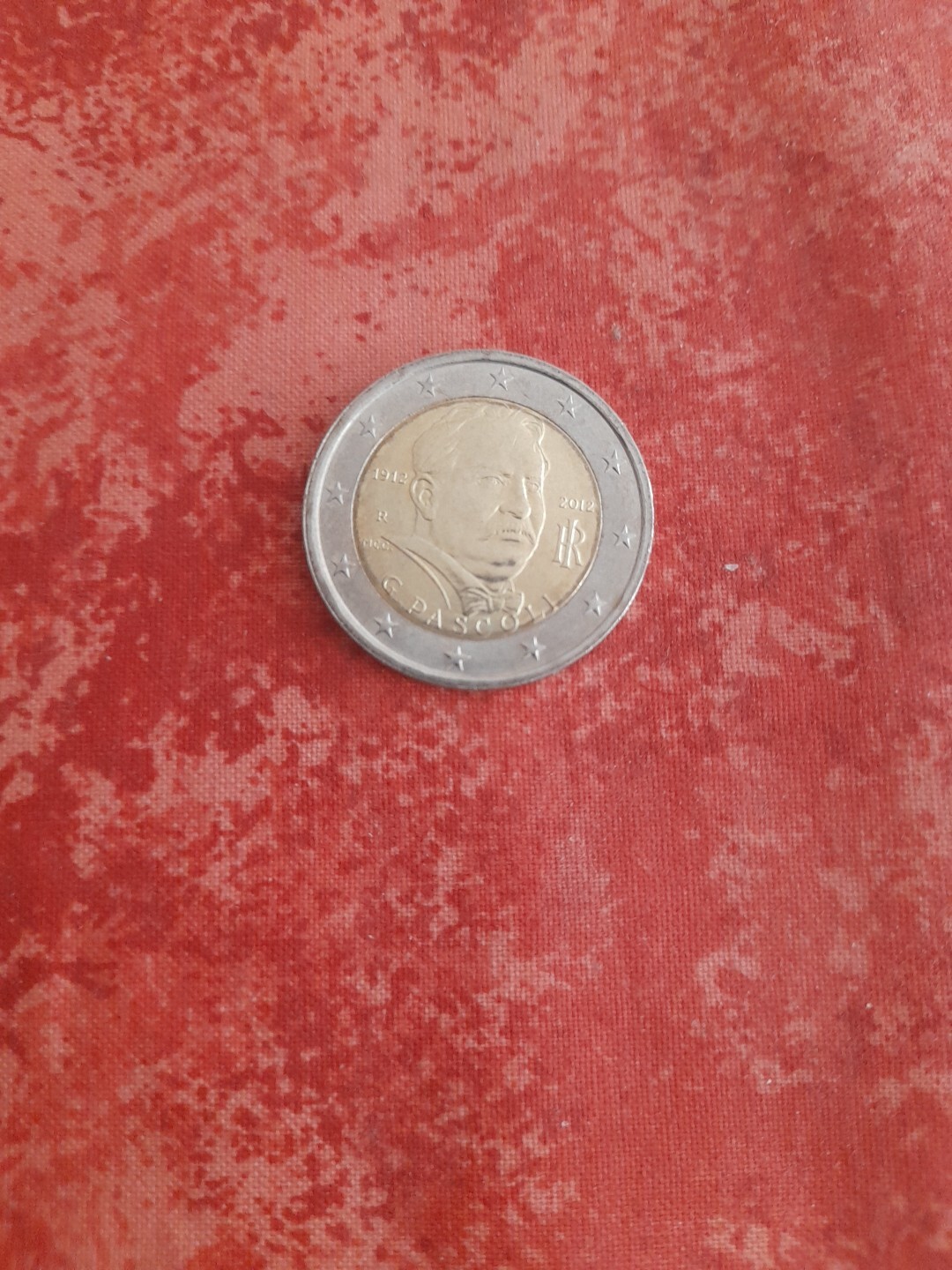 2 EURO ITALIE 2012 GIOVANNI PASCOLI COMMEMORATIVE 