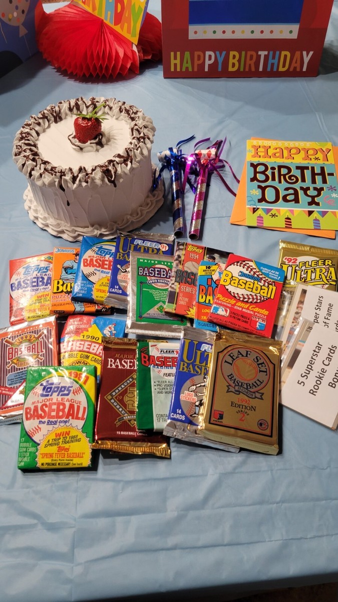 Vintage Baseball Card Variety Lot – 25 Unopened Packs! Topps, Fleer, Donruss, Upperdeck (1987-1994)