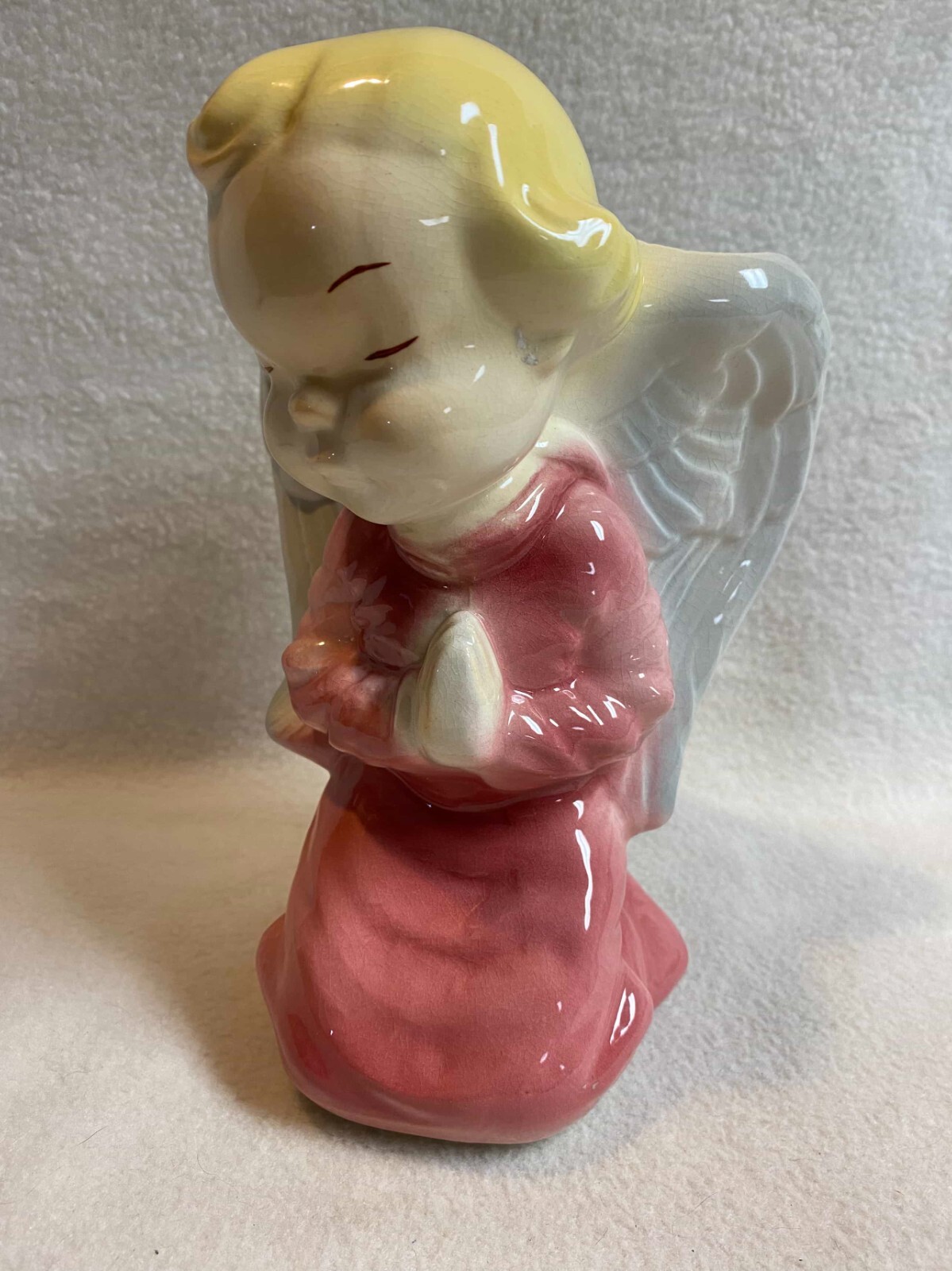 Vintage Praying Angel Wall Pocket eBay