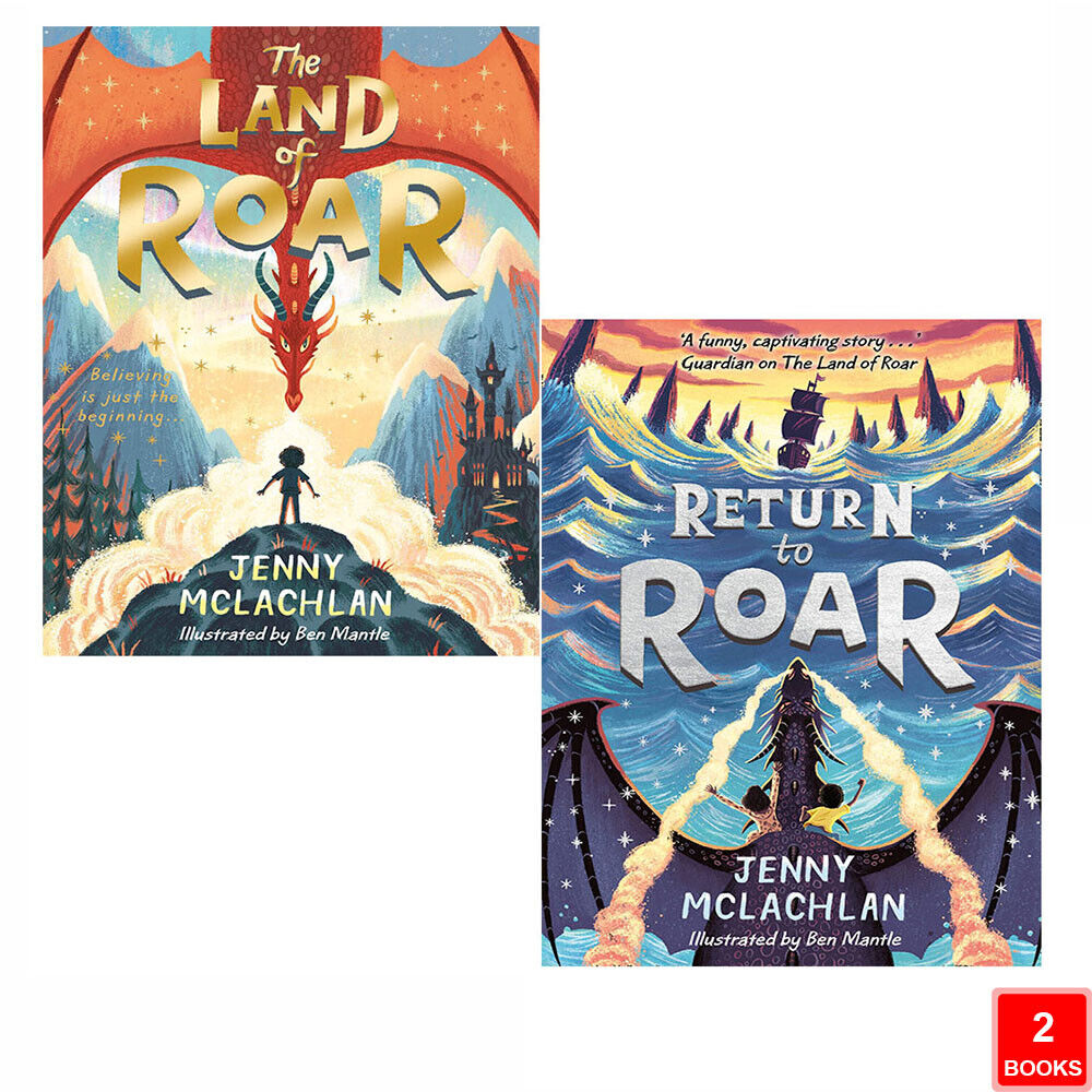 The Land of Roar Series 3 Books Collection Set by Jenny McLachlan (Lan