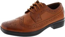 Deer Stags Boys' Ace Dress Comfort Wingtip Oxford/Luggage / 13 Little Kid/Medium
