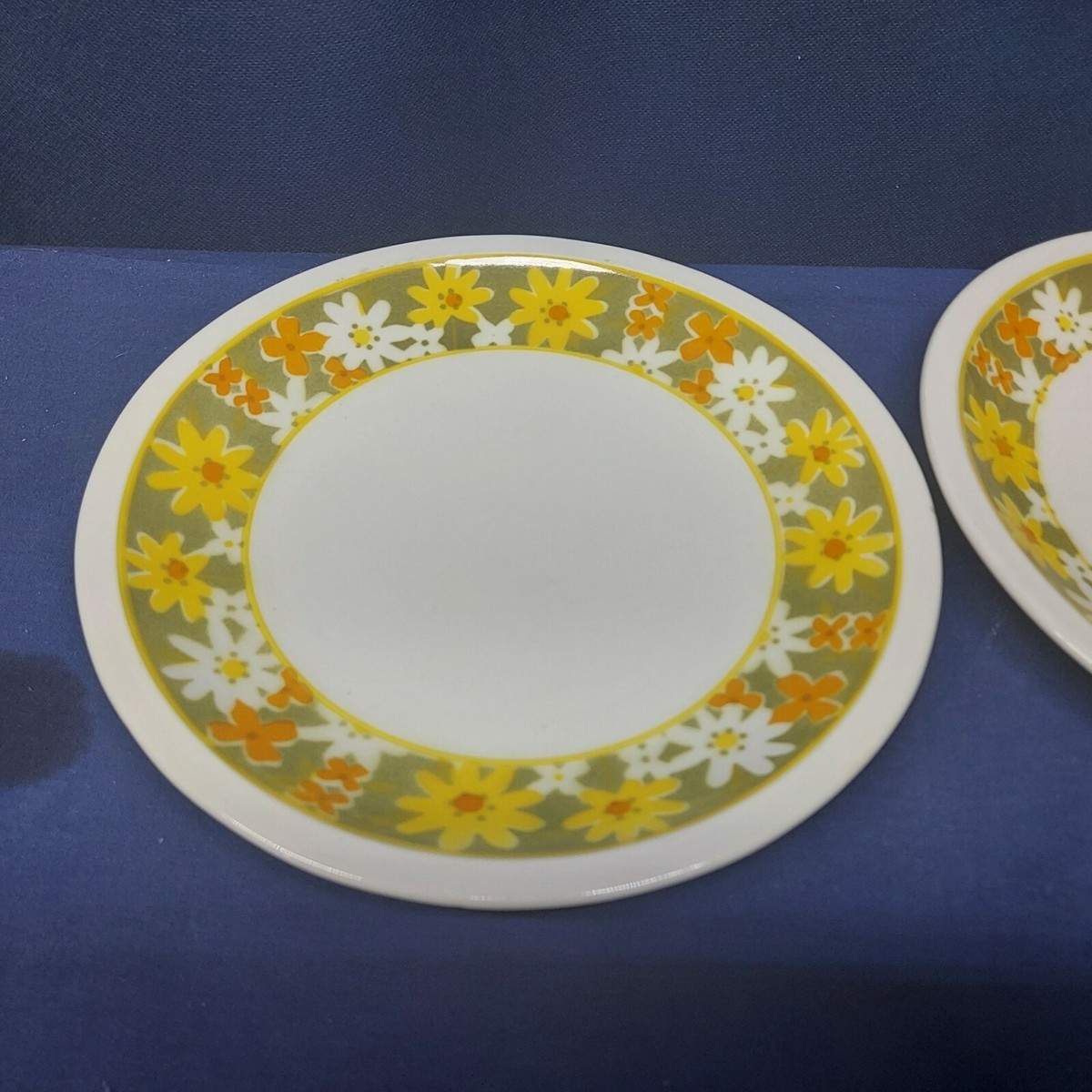 Vintage Mikasa Cera Stone Fresca Set/2 Salad Plates Japan Retired