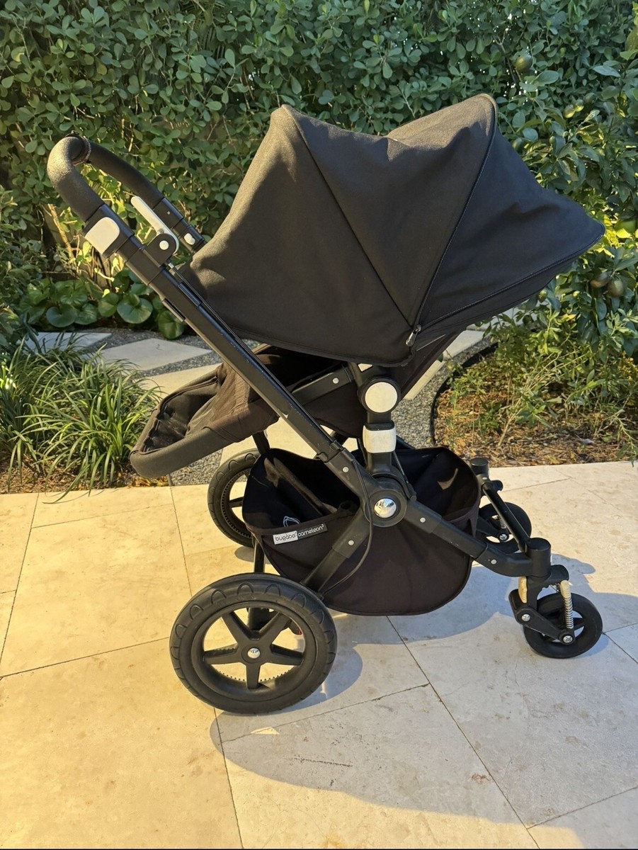 Bugaboo Cameleon 3 Stroller + Summer Canopy + Snack Tray | eBay