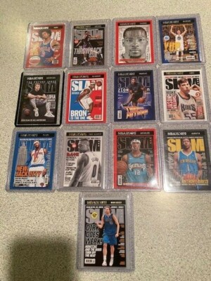 2020 2021 Hoops SLAM Magazine Lebron Luka Zion lot of 13 