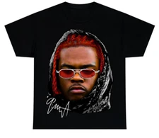 Vtg Gunna Music Star Heavy Cotton Black Full Size Unisex Shirt SG252