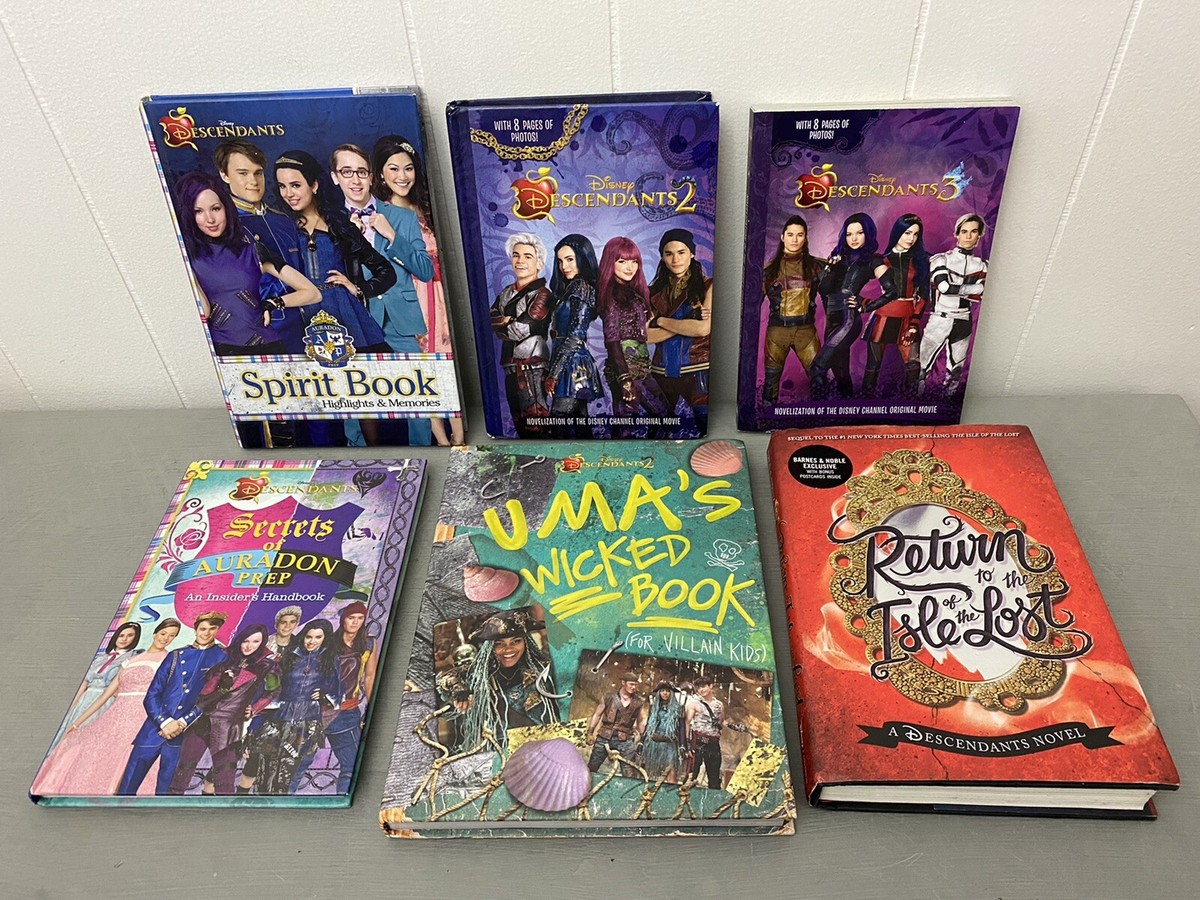 DESCENDANTS ~ Lot of 6 Hardcover & PB Books ~ Disney ~ by