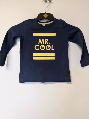 Longsleeve Größe 98/104 Blau Mr. Cool