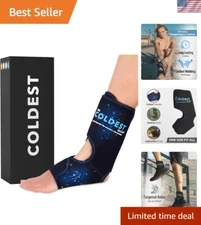 Coldest Foot Ankle Achilles Tendonitis Icing Pain Relief Ice Wrap with Cold C...