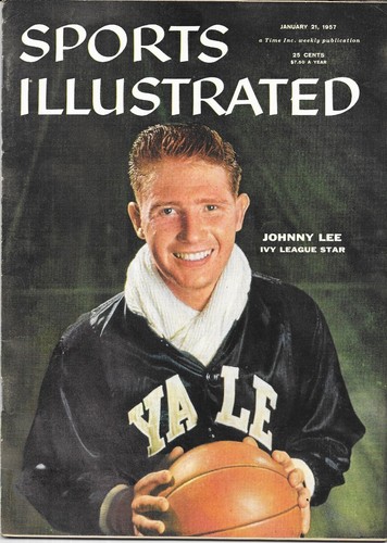 Sports Illustrated 1957 Johnny Lee YALE BULLDOGS Ivy League Basketball NO LABEL - 第 1/1 張圖片
