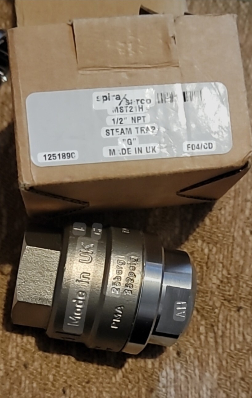 Spirax Sarco 12 Inch Balanced Steam Trap for Efficient Energy Savings