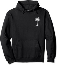 Hawaiian Beach Summer Vacation Women Men Palm Tree Unisex Hooded Sweatshirt