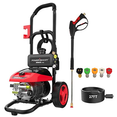 #ad PowerSmart Electric Pressure Washer 2600 PSI Up to 2.0GPM 1600W Electric Power $229.99