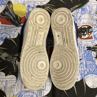 Nike Air Force One High Chenille Swoosh Grey (Size 9.5  display picture 2