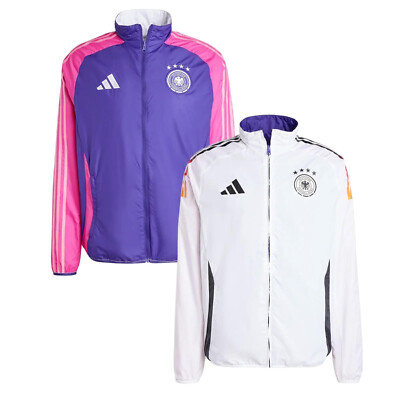 NWT Adidas Men's Germany Reversible Anthem Jacket IX0405 Size S