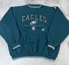 VINTAGE 1996 PHILADELPHIA EAGLES CREWNECK SWEATSHIRT LOGO ATHLETIC Pro Line 90s